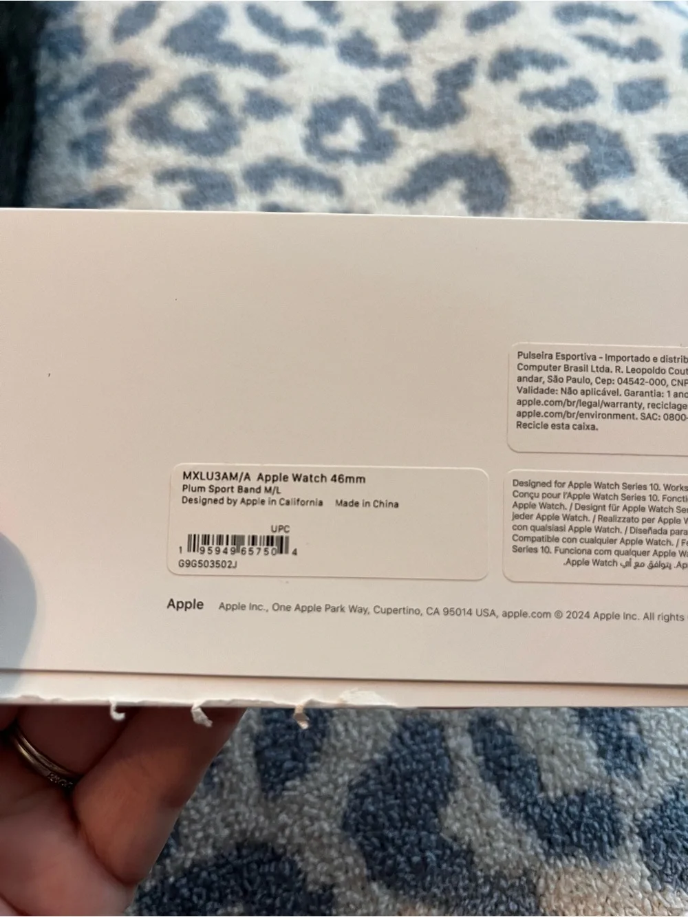 Apple Dark Plum Sport Band for Apple Watch